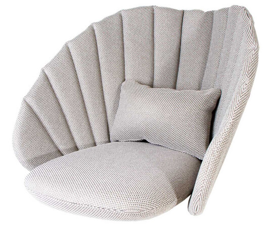 Peacock putesett Light grey Til lounge lenestol