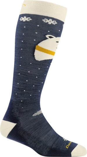 Darn Tough Kids' Polar Bear OTC Midweight With Cushion Blue S. 8-29
