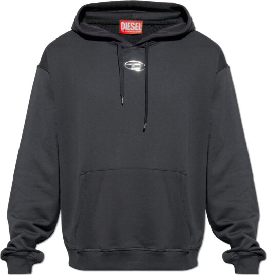 Diesel Herre Gensere & Hettegensere Svart XL,