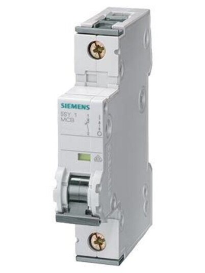 Siemens Circuit breaker 6ka 1pol c4 5sy6104-7 (4001869246024) Siemens Circuit breaker 6ka 1pol c4 5sy6104-7 (4001869246024)