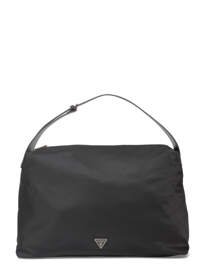 GUESS Follie Oversized Hobo   Black   ONE SIZE