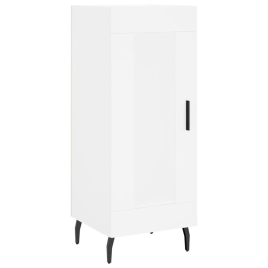 vidaXL Highboard hvit 34,5x34x180 cm konstruert tre 8720845485436