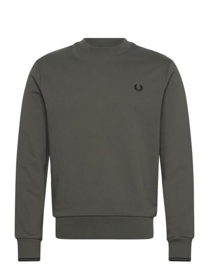 Fred Perry Crew Neck Sweatshirt Khaki green L