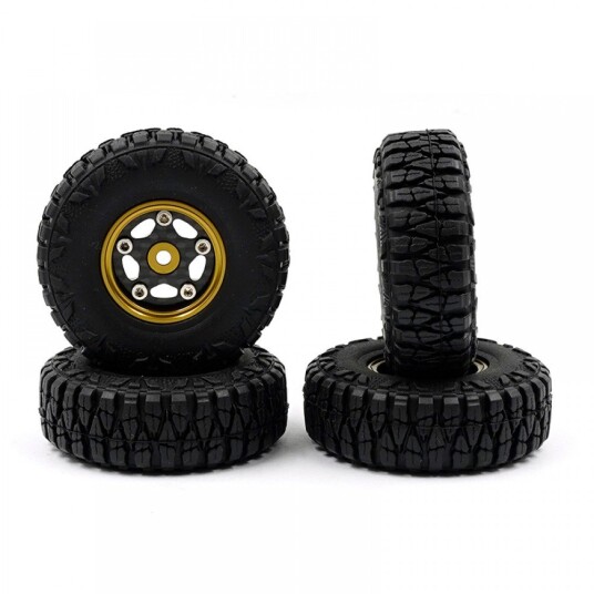 Yeah Racing WL-0170GM Aluminum CNC 5 Spoke w/ Graphite Beadlock