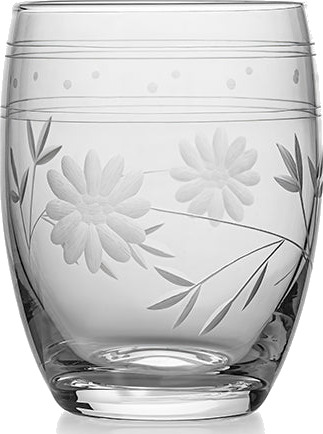Hadeland Glassverk Elizabeth Vannglass Blomsterslip 30cl Klar