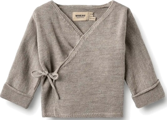 Wheat Knit Wraparound Cleo GREY MOON 56 Wheat Knit Wraparound Cleo GREY MOON 56