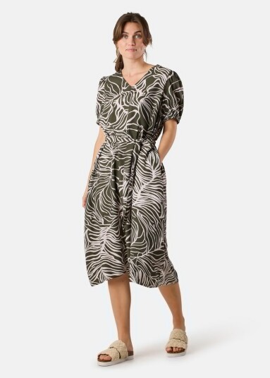 Seaside Hudson Tunic Dress W Olive Leaf 34 Kjoler