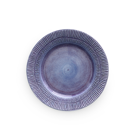 Stripes Tallerken Ø 28 cm Fiolett