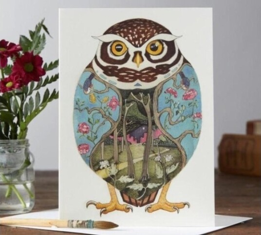 Carnet A015 B6 + Konvolutt Little Owl
