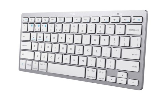 Trust Trådløst Bluetooth 4.0 Saksebryter Tastatur Qwerty Sølv Trust Trådløst Bluetooth 4.0 Saksebryter Tastatur Qwerty Sølv