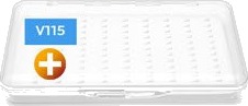 Vision Fit Flybox - Large/High Capacity 185 X 100 X 17mm (Stor Kapasitet) Vision Fit Flybox - Large/High Capacity 185 X 100 X 17mm (Stor Kapasitet)