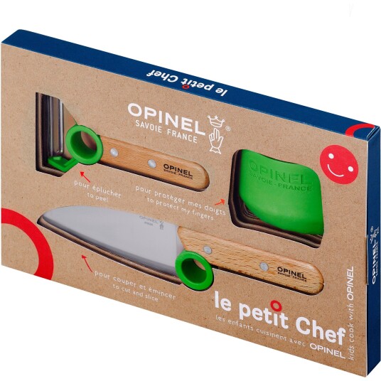 Le Petit Chef barnesett 3 deler grønn