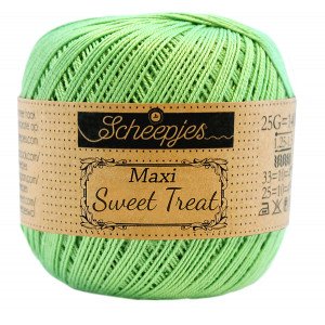 Scheepjes Maxi Sweet Treat Garn Unicolor 513 Vårgrønn