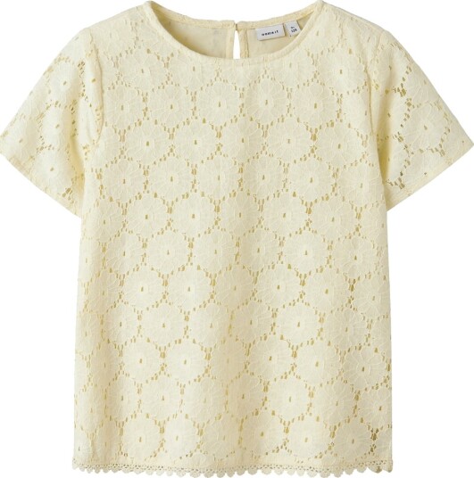 Name It Blondetopp nkfetille SS Top Gul Name It Blondetopp nkfetille SS Top Gul