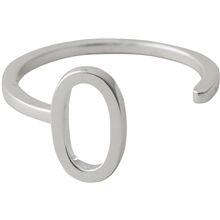 Design Letters Ring Silver A-Z O
