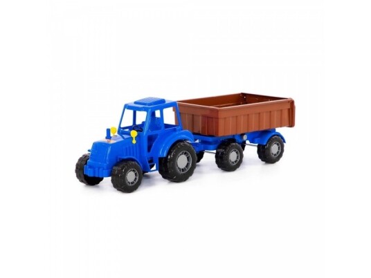Polesie Polesie 84750 Altaj Blå Traktor Med Henger Nr. 1 I Rutenettet