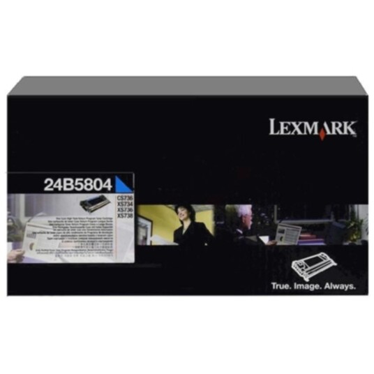Lexmark 24B5804 Tonerkassett cyan 10.000 sider