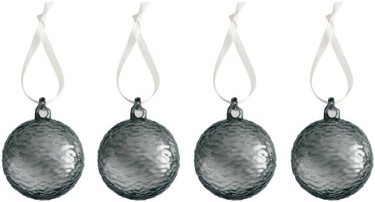 Cooee Design Gry Marble julekule Ø8 cm Smoke Cooee Design Gry Marble julekule Ø8 cm Smoke
