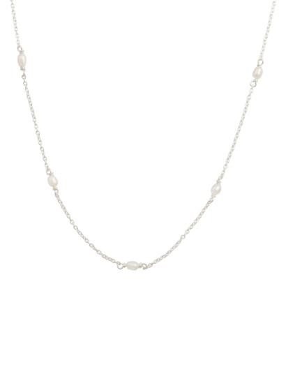 SYSTER P Treasure Multi Pearl Necklace Silver |Silver |One Size