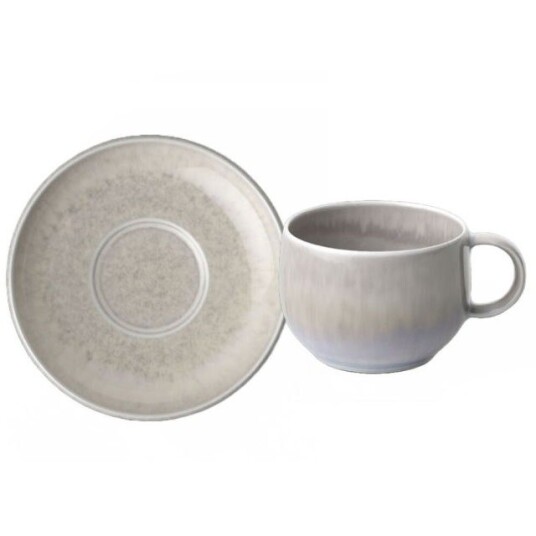 Villeroy & Boch Perlemor Sand Kaffekopp med Tallerken
