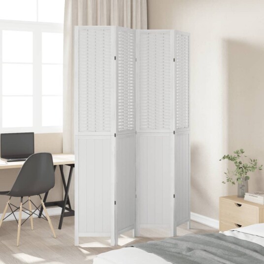  Romdeler 4 paneler hvit heltre keisertre 8721012074200