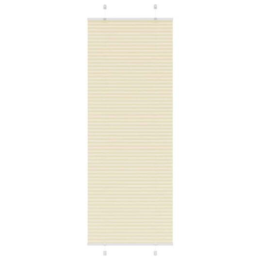 plisségardin krem 80x200 cm Stoff Bredde 79,4 Polyester