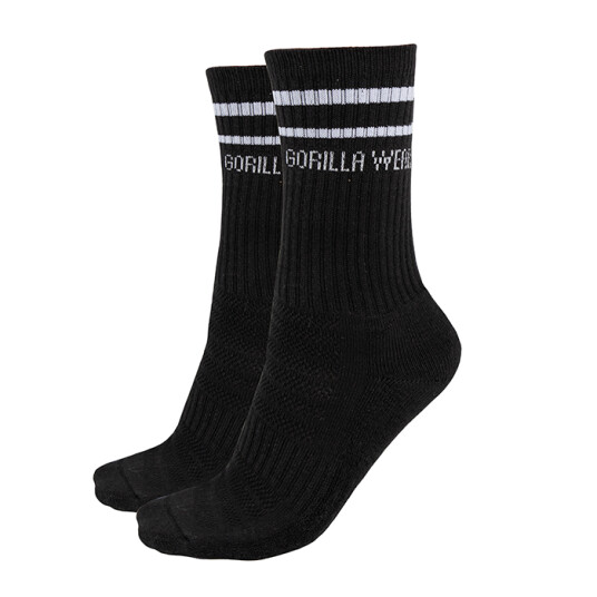 Crew Socks 2-Pack, Black Svart 35-38 Crew Socks 2-Pack, Black Svart 35-38