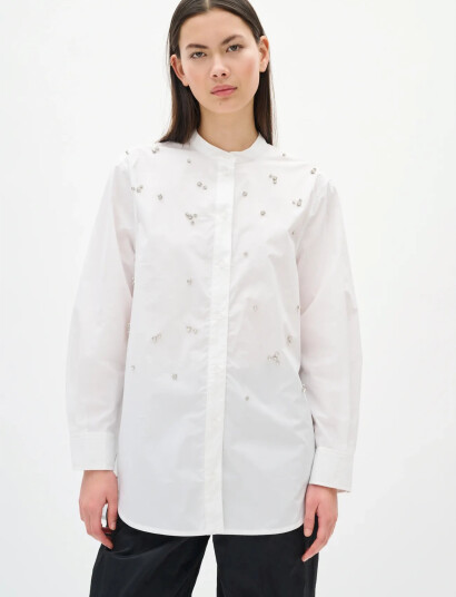 InWear Dallasiw Embellished Shirt - White - 38 InWear Dallasiw Embellished Shirt - White - 38
