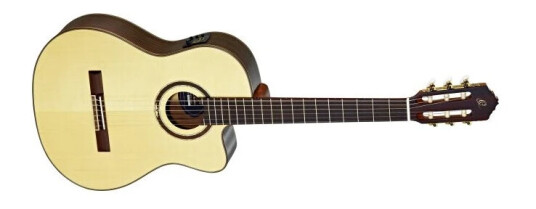 Ortega Guitars Ortega Rce158sn Klassisk Gitar 4/4 Med Mik, Slim Neck