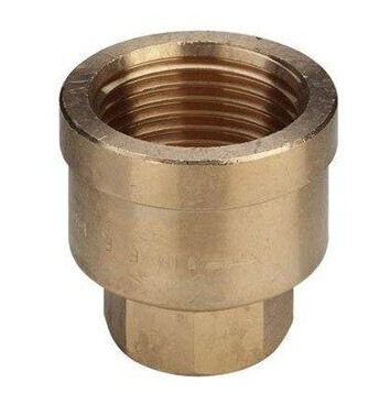 Viega 12 x 3/8" Reduksjonsmuffe i Rødgods for Vann