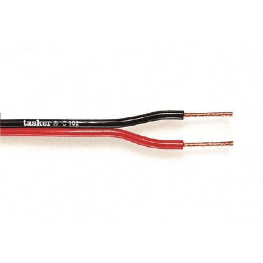 Tasker Speaker Kabel på Snelle 2x 2.50 mm² 100 m Sort/Rød