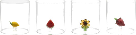 Mareld Tumblerglass 4 stk frukttema