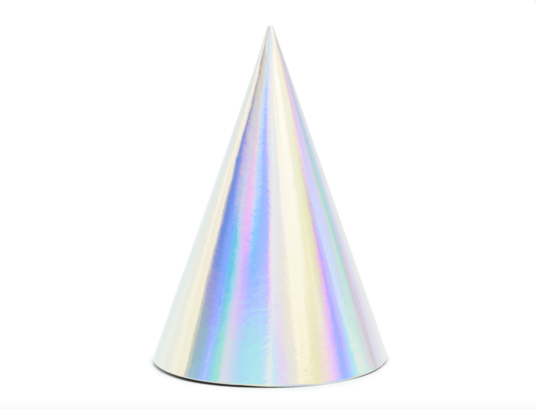 Partyhatt Perlemor 6 Stk