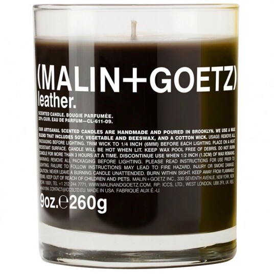 Malin+Goetz Leather Candle (255g) Malin+Goetz Leather Candle (255g)