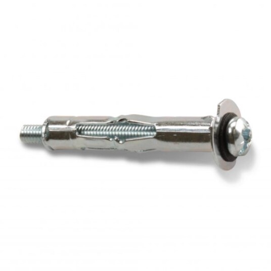 Heco 9601219 Metallekspander galvanisert M4 x 47 mm, enkel, 8-pakning