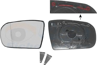 VAN WEZEL 3029838 Speilglass, ytterspeil VAN WEZEL 3029838 Speilglass, ytterspeil