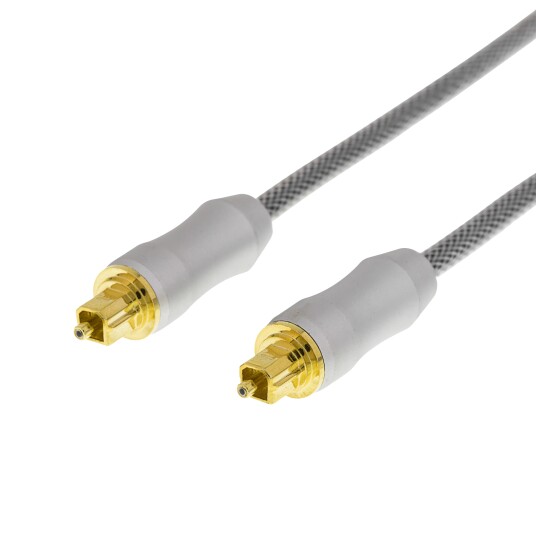 Deltaco High End Toslink Cable optical cable digital audio 5m black Deltaco High End Toslink Cable optical cable digital audio 5m black