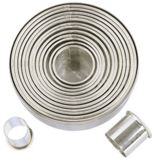 Städter Utstikkere Kakeformer Runde 14 stk. Dia 2,5 cm - 10,5 cm Städter Utstikkere Kakeformer Runde 14 stk. Dia 2,5 cm - 10,5 cm