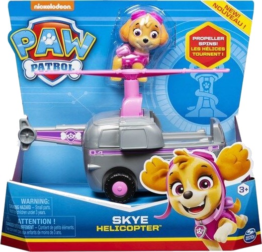 Paw Patrol Skye Lekehelikopter med Figur - Eventyrfigur for Barn