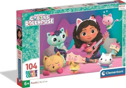 Clementoni Puzzle Gabby"s Dollhouse 104 pieces 2025 2D Puslespill