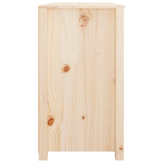 vidaXL Sideskap 100x40x72 cm heltre furu