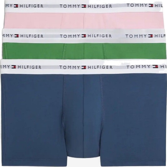 Tommy Hilfiger 3P Trunk MNT GRY CLS PNK AG SEA XXL