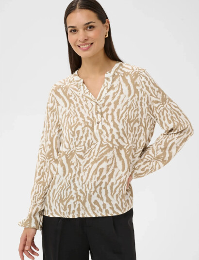 Kaffe Kamathilde Blose Beige 38 Kaffe Kamathilde Blose Beige 38