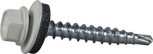 Essve 4,8x35 Hvit Farmerskrue 250-pakning for Profilert Plate Essve 4,8x35 Hvit Farmerskrue 250-pakning for Profilert Plate