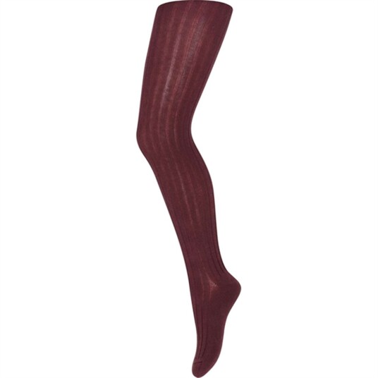 MP 128 Wool Rib Strømpebukser 36 Grape Skin 60