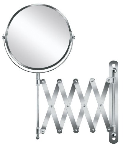 Kleine Wolke Move sminkespeil, Ø17 cm, krom