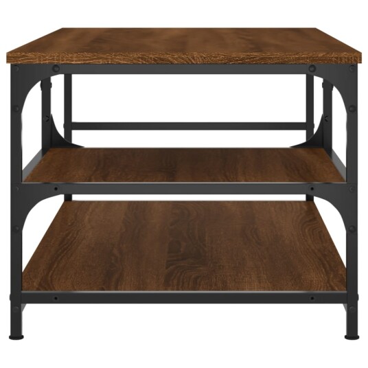 Salongbord brun eik 90x49x40 cm konstruert tre 8721012124745