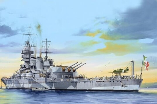 Trumpeter 1/350 Italian Navy Battleship RN Roma Trumpeter 1/350 Italian Navy Battleship RN Roma