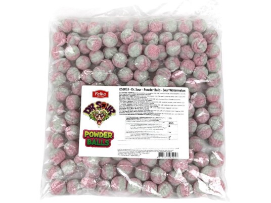 Dr Sour Powder Balls - Sour Watermelon 1kg Dr Sour Powder Balls - Sour Watermelon 1kg