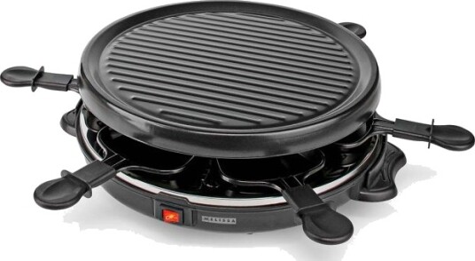 MELISSA Raclette/Gourmet sett | 6 personer | 800 W | Ø 29 cm | Non stick belegg MELISSA Raclette/Gourmet sett | 6 personer | 800 W | Ø 29 cm | Non stick belegg
